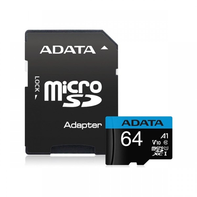 ADATA 64GB PREMIER AUSDX64GUICL10A1-RA1 MICRO-SD HAFIZA KARTI ADATA 64GB PREMIER AUSDX64GUICL10A1-RA1 MICRO-SD HAFIZA KARTI
