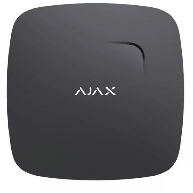 AJAX Fire Protect Kablosuz Duman ve Isı Dedektörü Siyah AJAX Fire Protect Kablosuz Duman ve Isı Dedektörü Siyah